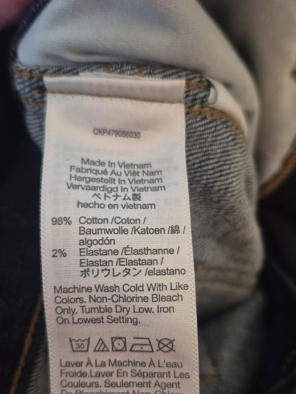 NWOT Madewell Women's Straight Leg Stovepipe Jeans in Dark Indigo Size 26 - Picture 10 of 12